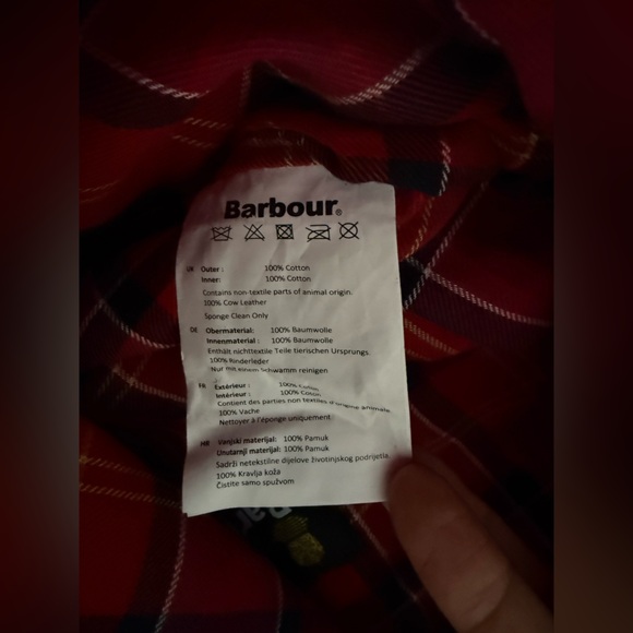 Barbour Racing Riding Biker Motorcycle Shoulder Handbag/Tote Black/White Canvas - Picture 9 of 16